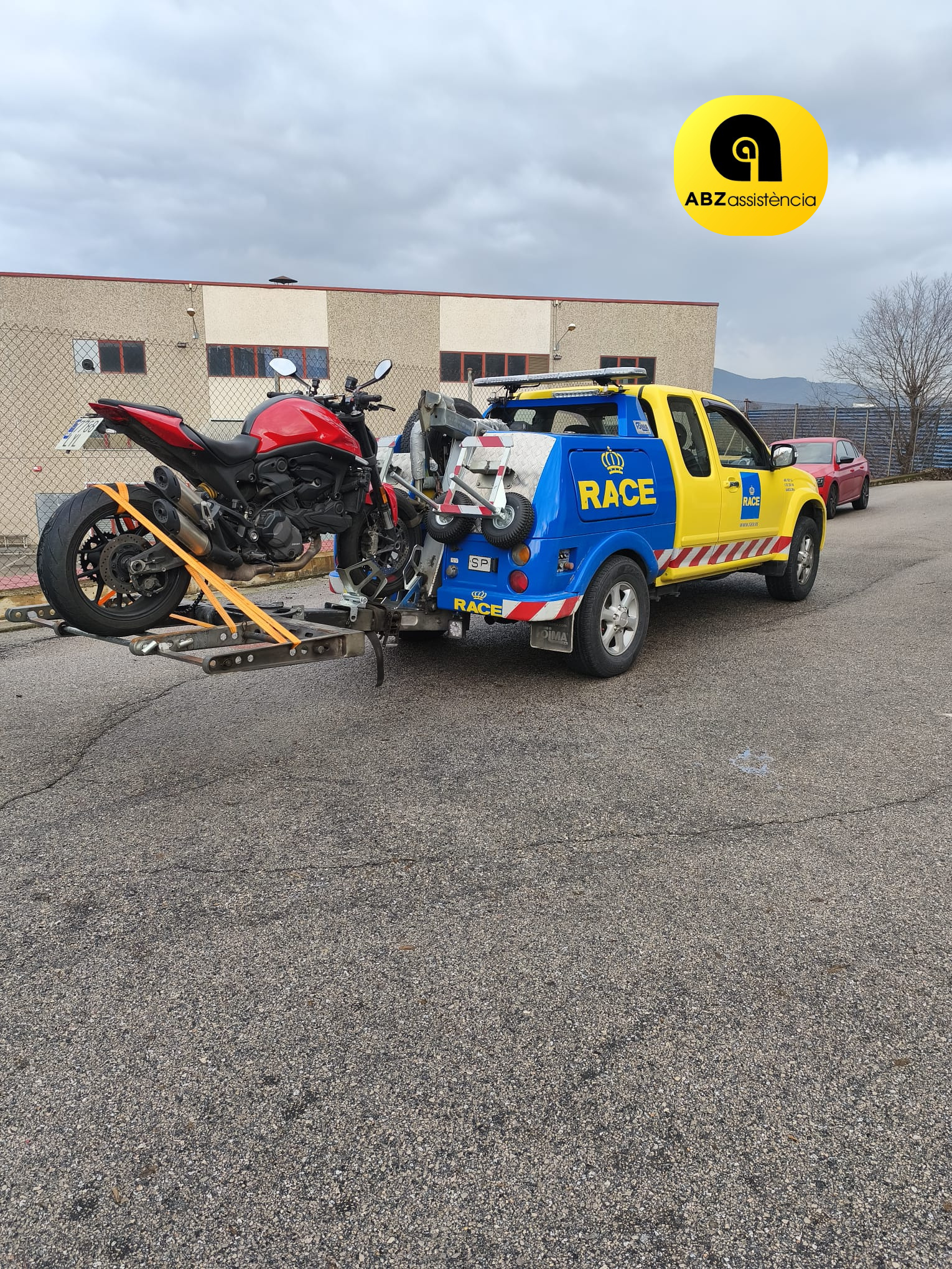 Traslado de motocicleta